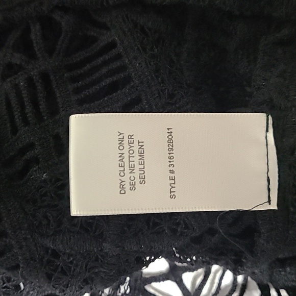 Rebecca Taylor S coquette flirty lace  provocateur Cotton  Embroidered Black Top - Picture 9 of 11